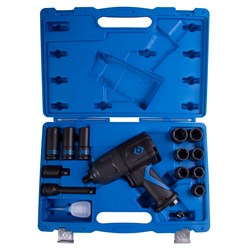 Гайковерт пневматический ударный 1/2", 1356 Нм, с комплектом головок, 15 предметов KING TONY 44803AMP TONY - фото 720301