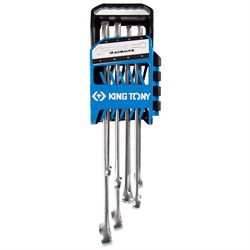 Набор комбинированных ключей, 8-19 мм, 8 предметов KING TONY 12A08MRS TONY - фото 720468