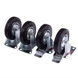 Ремкомплект для тележки инструментальной "ОПТИМА", комплект колес, 4 шт МАСТАК 529-00004M 529-00004M - фото 720746