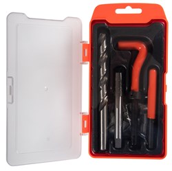 Набор для восстановления резьбы М12х1,75, 15 предметов, кейс AFFIX AF35212175C AF35212175C - фото 721194