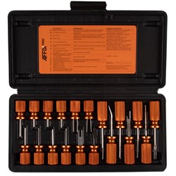 Набор для демонтажа клемм электропроводки, 19 предметов, кейс AFFIX AF10620019C AF10620019C - фото 721206