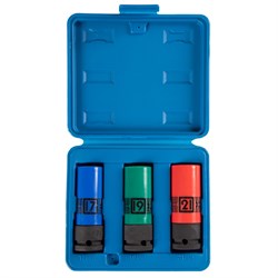 Набор ударных глубоких торцевых головок 1/2", шестигранные, 17, 19, 21 мм KING TONY 44905MP TONY - фото 721221