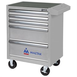 Тележка инструментальная, 5 выдвижных ящиков, "ОПТИМА", серая МАСТАК 521-05581MG 521-05581MG - фото 721224