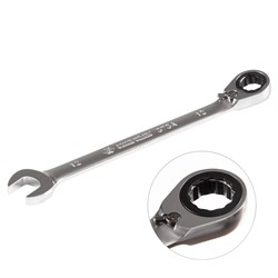 Ключ трещоточный комбинированный с реверсом 12 мм KING TONY 373A12M TONY - фото 721400