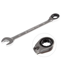 Ключ трещоточный комбинированный с реверсом 24 мм KING TONY 373A24M TONY - фото 721405