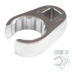 Ключ разрезной (воронья лапка) 36 мм, 3/4" KING TONY 1031-36R TONY - фото 721407