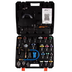 Набор для тестирования герметичности системы охлаждения, 28 предмета, кейс AFFIX AF10331028C AF10331028C - фото 721464
