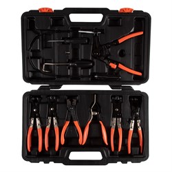 Набор щипцов для пружинных хомутов системы охлаждения, кейс, 10 предметов AFFIX AF10330010C AF10330010C - фото 721489