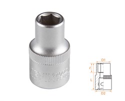 Головка торцевая стандартная шестигранная 1/2", 10 мм AFFIX AF00040010 AF00040010 - фото 721543