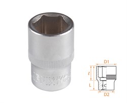 Головка торцевая стандартная шестигранная 1/2", 18 мм AFFIX AF00040018 AF00040018 - фото 721551