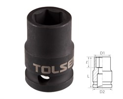Головка торцевая ударная шестигранная 1/2", 13 мм TOLSEN TT18213 TT18213 - фото 721685