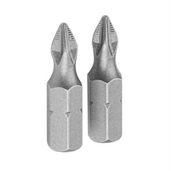 Набор вставок (бит) торцевых 1/4", Phillips, PH3, 25 мм, 2 предмета TOLSEN TT20214 TT20214 - фото 721781