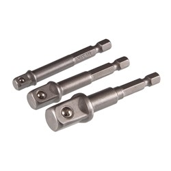 Набор переходников 1/4">1/4", 3/8", 1/2", 3 предмета TOLSEN TT77864 TT77864 - фото 721898