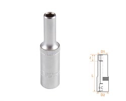 Головка торцевая глубокая шестигранная 1/4", 4,5 мм AFFIX AF00120045 AF00120045 - фото 721972