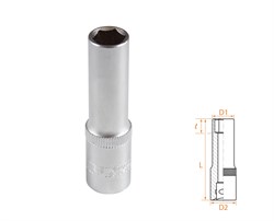 Головка торцевая глубокая шестигранная 3/8", 10 мм AFFIX AF00130010 AF00130010 - фото 721976