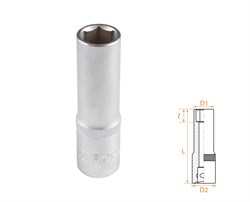 Головка торцевая глубокая шестигранная 1/2", 14 мм AFFIX AF00140014 AF00140014 - фото 722026