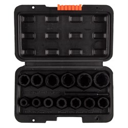 Набор торцевых головок для поврежденных гаек и болтов, 1/4"-3/4", кейс, 14 предметов AFFIX AF10930014C AF10930014C - фото 722074