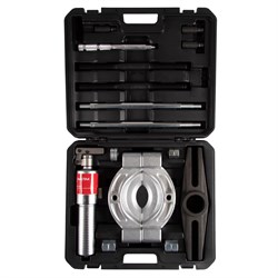 Съемник подшипников гидравлический, 12 т, 20-200 мм, сегментного типа, с совмещенным насосом МАСТАК 104-19712 104-19712 - фото 722093