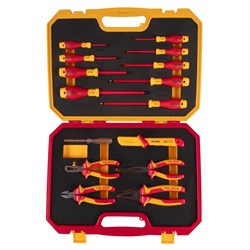 Набор инструментов диэлектрических, универсальный, 15 предметов TOLSEN TTV82115 TTV82115 - фото 722251