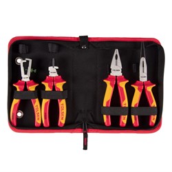Набор пассатижей и бокорезов диэлектрических, 4 предмета, в футляре на молнии TOLSEN TTV83204 TTV83204 - фото 722266