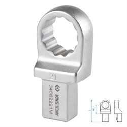 Насадка накидная серии "FIT", 21 мм, 14х18 мм KING TONY 34502221M TONY - фото 722342
