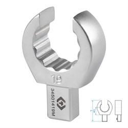 Насадка разрезная серии "FIT", 19 мм, 9х12 мм KING TONY 34501419M TONY - фото 722359