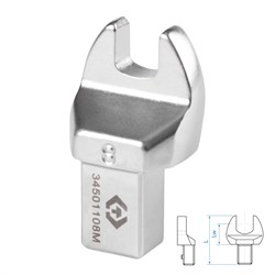 Насадка рожковая серии "FIT", 8 мм, 9х12 мм KING TONY 34501108M TONY - фото 722383