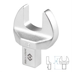 Насадка рожковая серии "FIT", 16 мм, 9х12 мм KING TONY 34501116M TONY - фото 722391