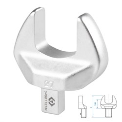 Насадка рожковая серии "FIT", 27 мм, 9х12 мм KING TONY 34501127M TONY - фото 722398