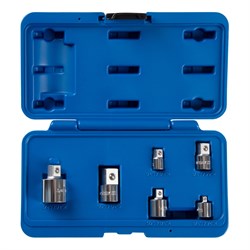 Набор переходников 1/4", 3/8", 1/2", 3/4", 6 предметов, кейс KING TONY 78106 TONY - фото 722424