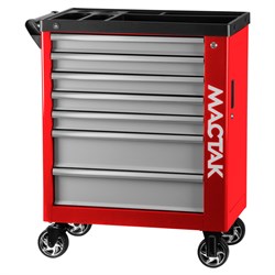 Тележка инструментальная, 7 выдвижных ящиков, "НОВА", красная МАСТАК 521-07580R 521-07580R - фото 722531