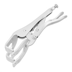 Зажим ручной, двойной, точечная фиксация, 225 мм Сибртех 18429 - фото 722952