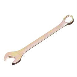 Ключ комбинированный, 27 мм, желтый цинк Сибртех 14987 - фото 723221