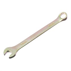 Ключ комбинированный, 9 мм, желтый цинк Сибртех 14975 - фото 723251