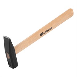 Молоток слесарный, 400 г, квадратный боек, деревянная рукоятка Сибртех 10216 - фото 723907