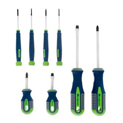 Набор отверток универсальный, CrV, трехкомпонентные рукоятки, 8 предметов Сибртех 13375 - фото 724448