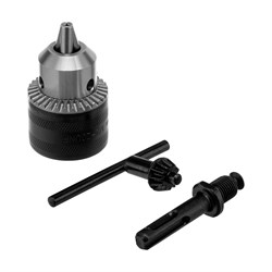 Патрон для дрели ключевой, 1.5-13 мм, 1/2, адаптер SDS Plus Сибртех 168177 - фото 724892