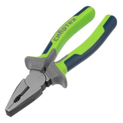 Плоскогубцы комбинированные, 180 мм, фосфатирование, трехкомпонентные рукоятки Сибртех 17054 - фото 724919