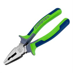 Плоскогубцы комбинированные, 200 мм, фосфатирование, трехкомпонентные рукоятки Сибртех 17055 - фото 724929