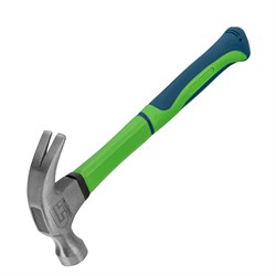 Молоток-гвоздодер, 450 г, фибергласовая обрезиненная рукоятка Сибртех 10442 - фото 725444