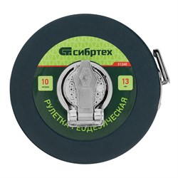 Рулетка геодезическая Сибртех 10 м 13 мм 31260 - фото 726307