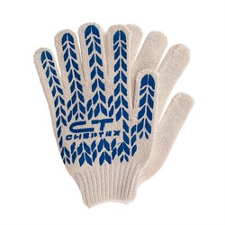 Перчатки х/б, ПВХ покрытие, "Протектор" 7 класс Сибртех 67704 - фото 726535