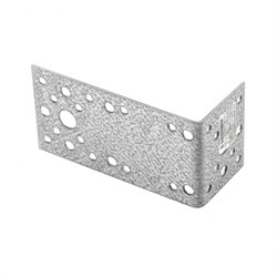 Крепежный уголок ассимичный 1.7 мм, KUAS 130x50 х 65 мм Сибртех 46448 - фото 726693