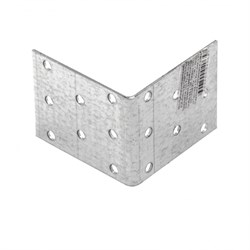 Крепежный уголок равносторонний 2 мм, KUR 60 x 60 x 50 мм Сибртех 46420 - фото 726720