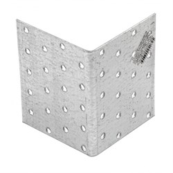 Крепежный уголок равносторонний 2 мм, KUR 80 х 80 х 100 мм Сибртех 46427 - фото 726726