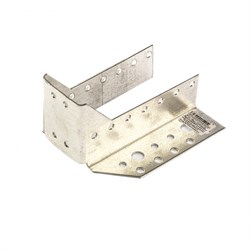 Опора бруса раскрытая, 2 мм, OBR R-50 х 140 х 76 мм, цинк Сибртех 46530 - фото 726817