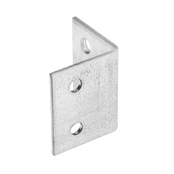 Уголок мебельный, 2 мм, 25 х 25 х 30 мм, цинк Сибртех 46510 - фото 726871