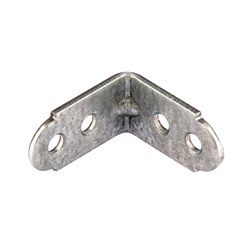 Уголок мебельный усиленный, 2 мм, 30 х 30 х 16 мм, цинк Сибртех 46513 - фото 726877