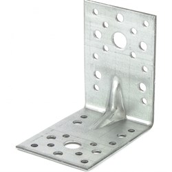 Крепежный уголок усиленный 2.5 мм, KUU 90 x 90 x 65 мм Сибртех 464123 - фото 726890