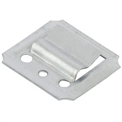 Кляймер №1, оцинкованный с гвоздями, 100 шт Сибртех 46571 - фото 726895